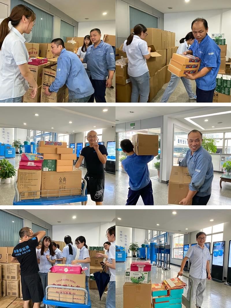 寧波茄子视频在线免费观看中秋禮品發放現場